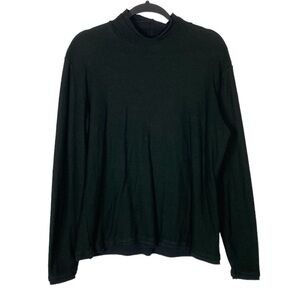 W.R.K. Double layered black long sleeve knit
